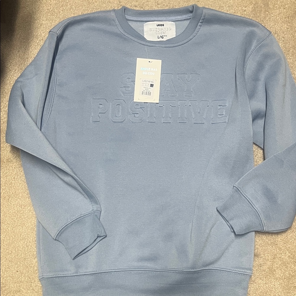 UKIDS Light Blue Oversized Sweatshirt